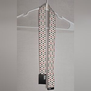 Vans Poker Playing Card Suit Cloth Belt White 40''